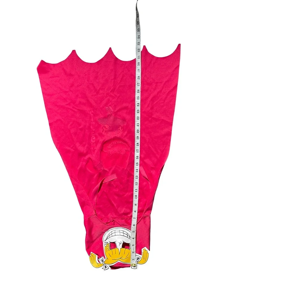 Rugrats Angelica Pickles Hooded Cape Pink Mask Scalloped Hem Kids One Size